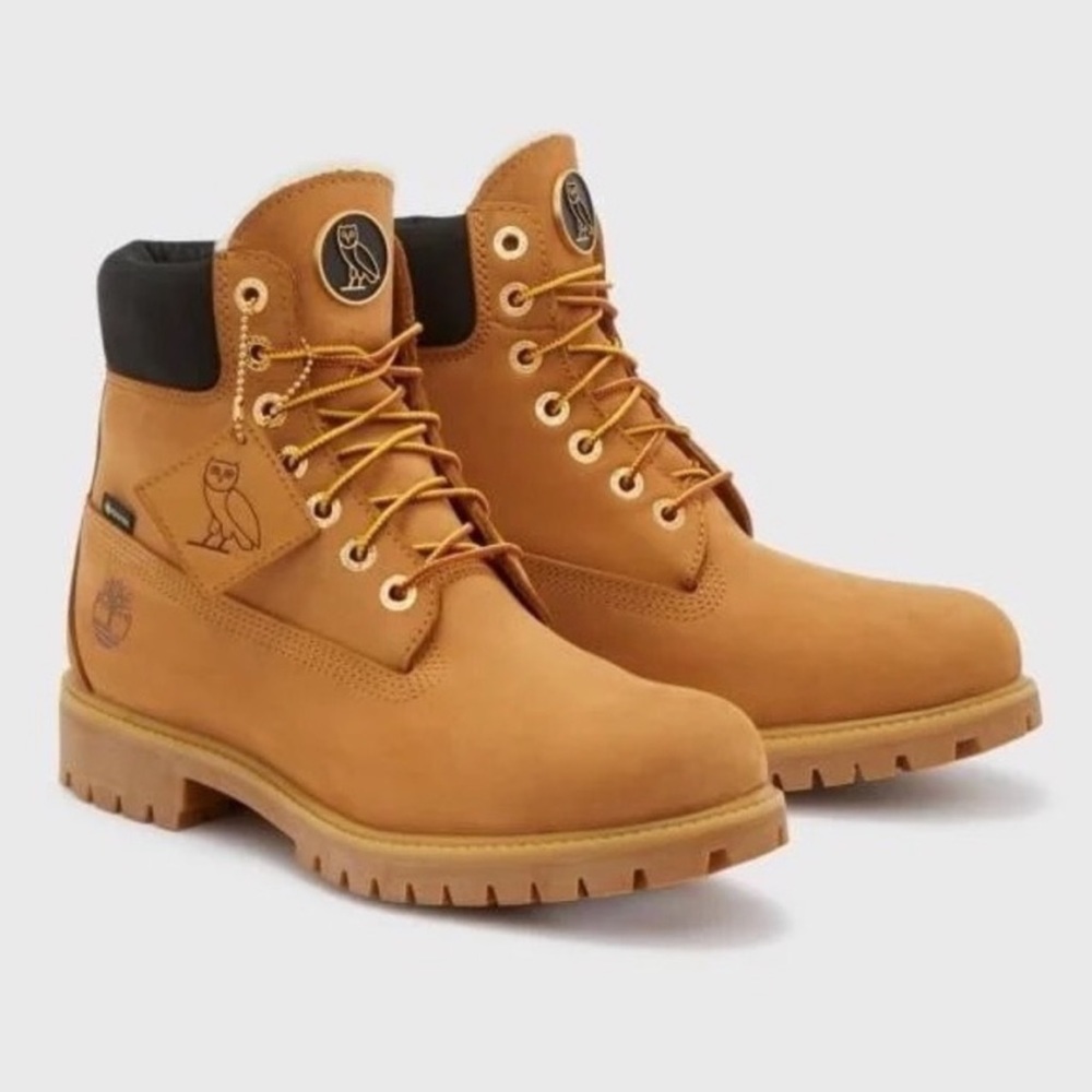 TIMBERLAND x OVO 6” Boots Wheat Nubuck Size 13 NIB